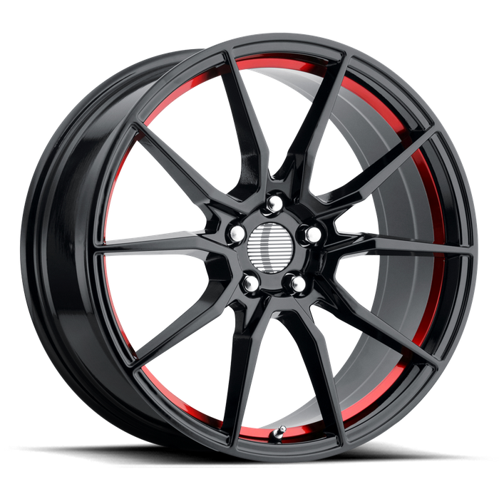 OE Creations PR193 20X9 30 5X114.3/5X4.5 Gloss Black Red Machined