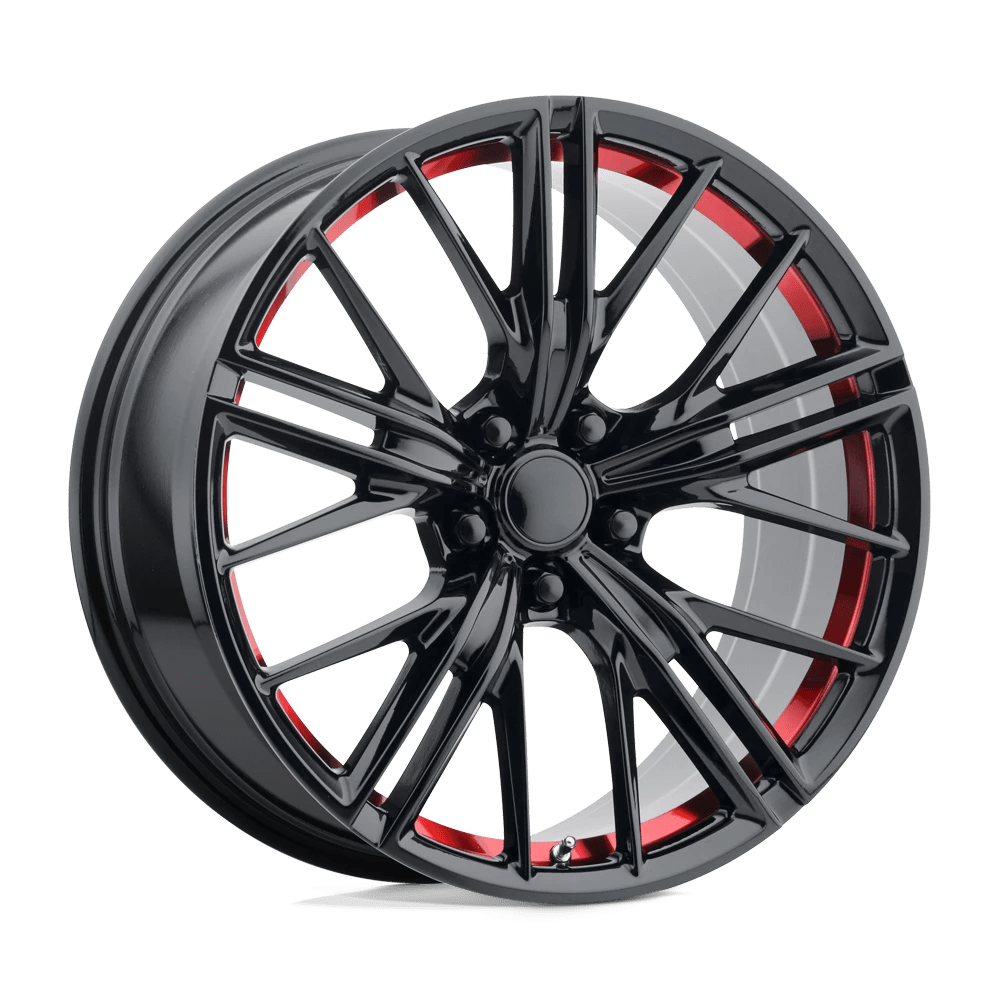 OE Creations PR194 20X9 30 5X120/5X4.72 Gloss Black Red Machined