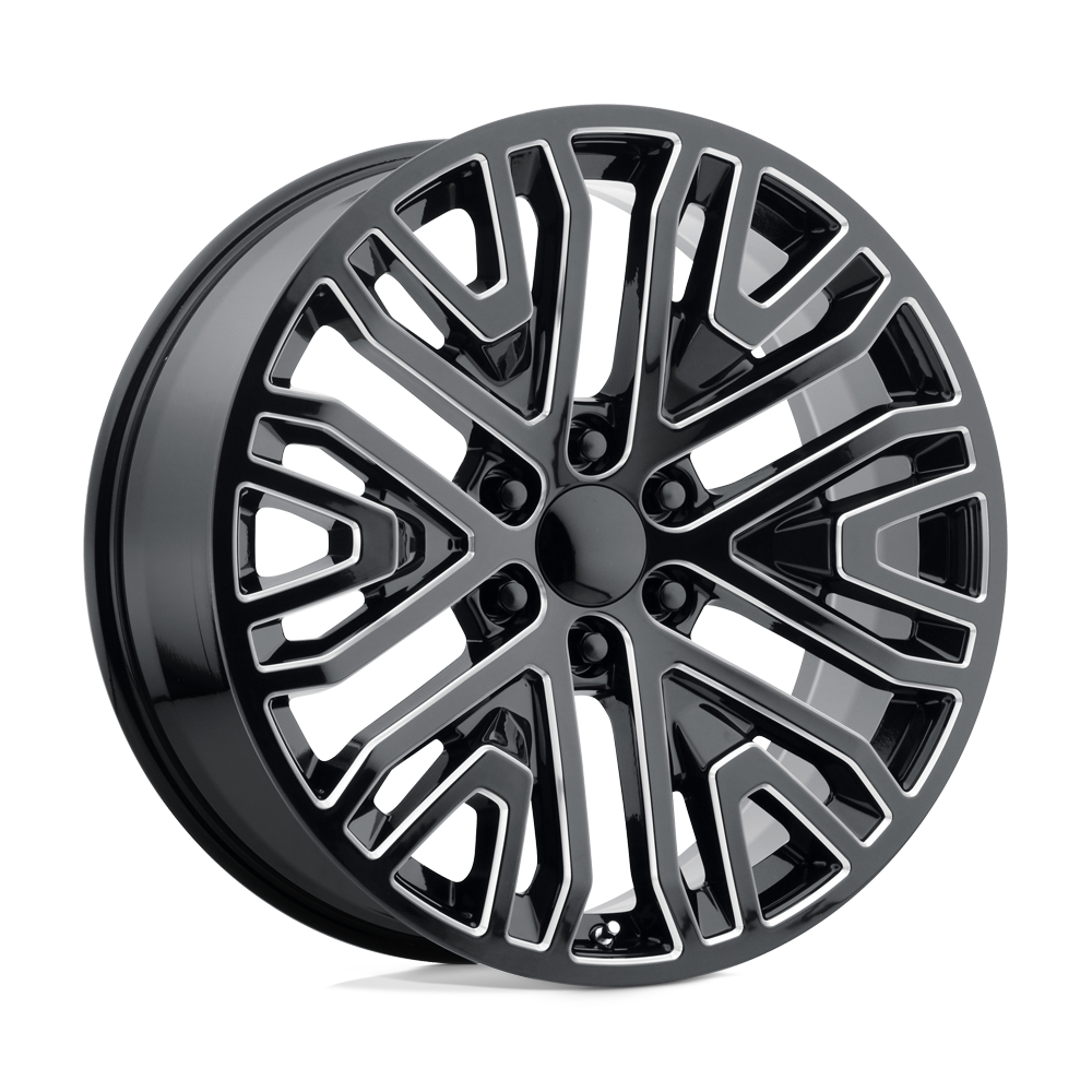 PERFORMANCE REPLICAS PR197 24X10 31 6X139.7 GLOSS BLACK MILLED
