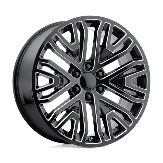 PERFORMANCE REPLICAS PR197 24X10 31 6X139.7 GLOSS BLACK MILLED