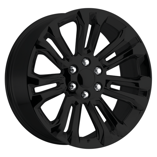 PERFORMANCE REPLICAS PR205 22X9 24 6X139.7/6X5.5 Gloss Black