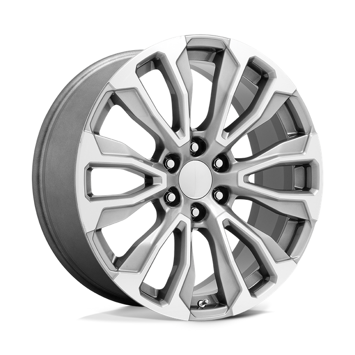 PERFORMANCE REPLICAS PR211 24X10 31 6X139.7/6X5.5 Silver Machined Face