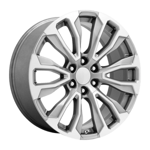 OE Creations PR211 22X9 28 6X139.7/6X5.5 Silver Machined Face