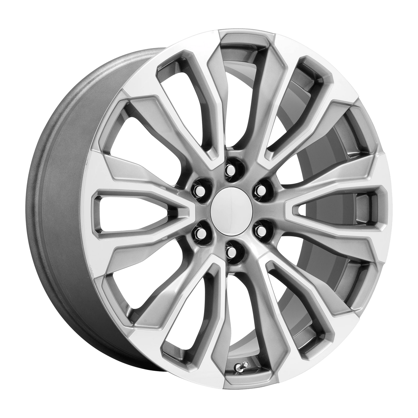 PERFORMANCE REPLICAS PR211 26X10 31 6X139.7/6X5.5 Silver Machined Face