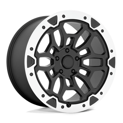 PERFORMANCE REPLICAS PR215 22X10 19 6X139.7/6X5.5 Matte Black Machined