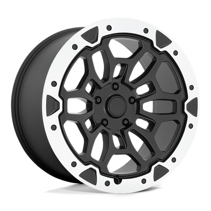 PERFORMANCE REPLICAS PR215 20X10 19 6X139.7/6X5.5 Matte Black Machined