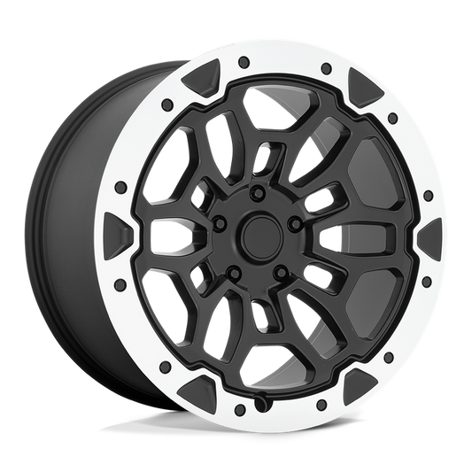 PERFORMANCE REPLICAS PR215 20X10 19 6X139.7/6X5.5 Matte Black Machined