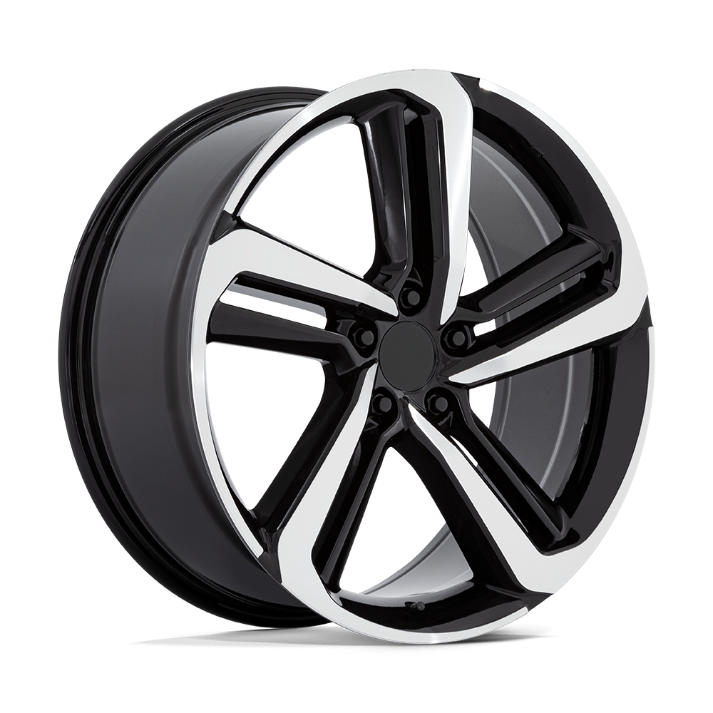 PERFORMANCE REPLICAS PR216 20X8.5 45 5X114.3 GLOSS BLACK MACHINED