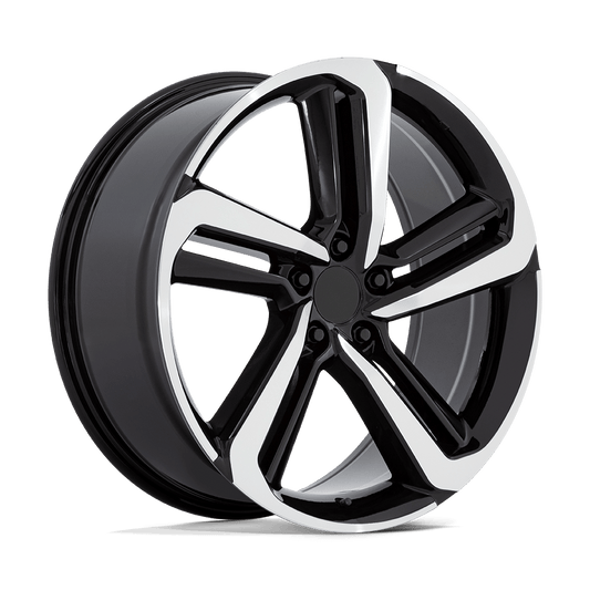 PERFORMANCE REPLICAS PR216 20X8.5 45 5X114.3 GLOSS BLACK MACHINED