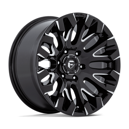 FUEL 1PC D828 QUAKE 18X9 1 6X139.7 GLOSS BLACK MILLED