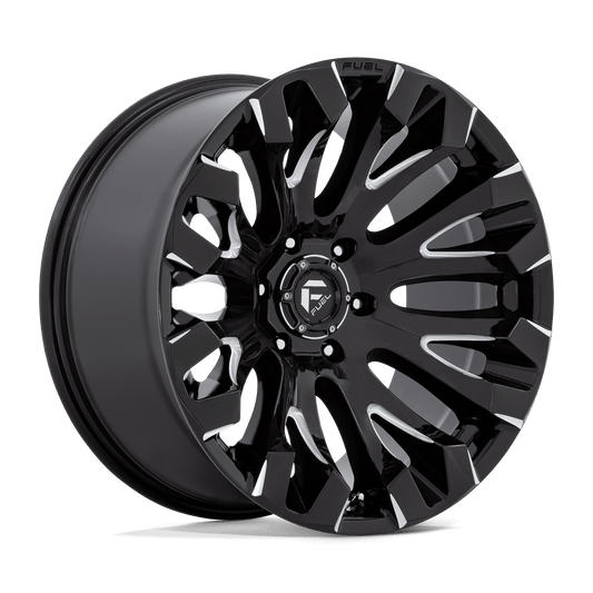 FUEL 1PC D828 QUAKE 18X9 1 5X127 GLOSS BLACK MILLED