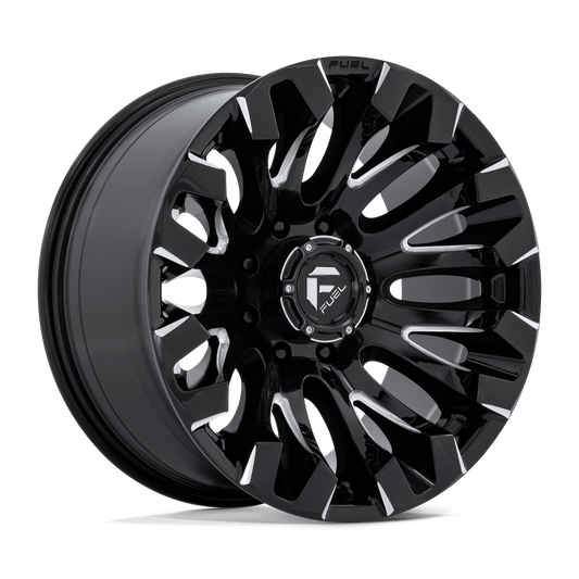 FUEL 1PC D828 QUAKE 20X10 -18 8X170/8X6.7 GLOSS BLACK MILLED