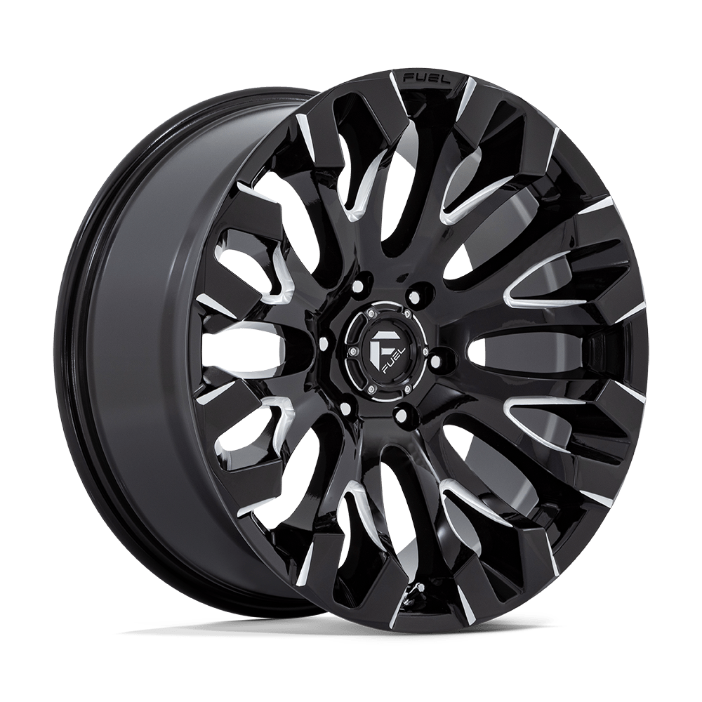 FUEL 1PC D828 QUAKE 20X9 1 6X139.7 GLOSS BLACK MILLED