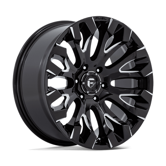FUEL 1PC D828 QUAKE 20X9 1 6X135 GLOSS BLACK MILLED
