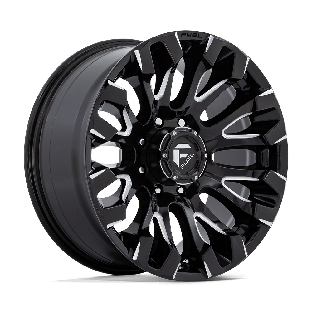 FUEL 1PC D828 QUAKE 20X9 1 8X165.1 GLOSS BLACK MILLED
