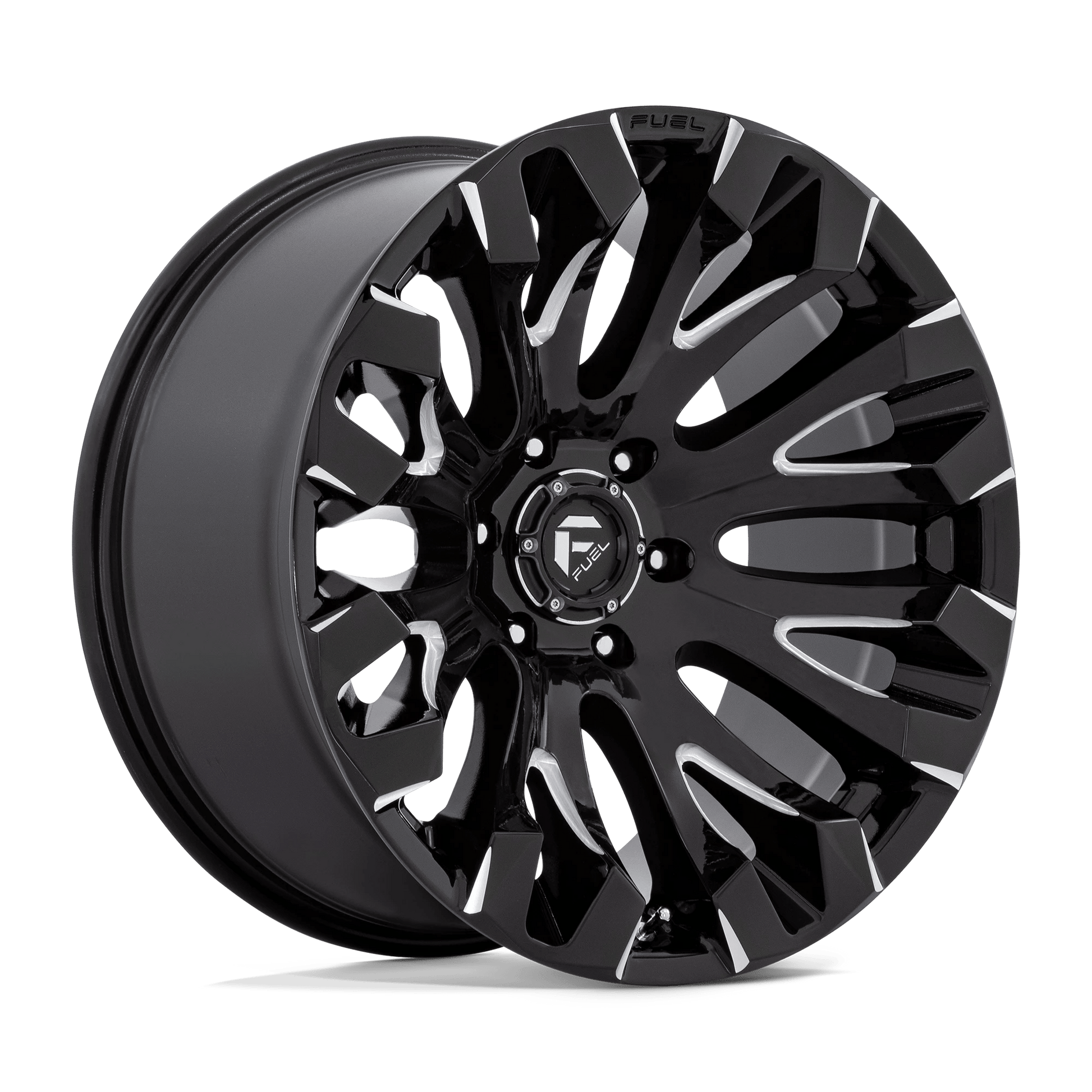 FUEL 1PC D828 QUAKE 18X9 1 5X127 GLOSS BLACK MILLED