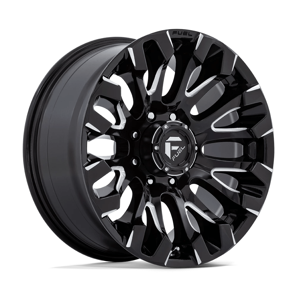 FUEL 1PC D828 QUAKE 20X9 1 8X165.1 GLOSS BLACK MILLED