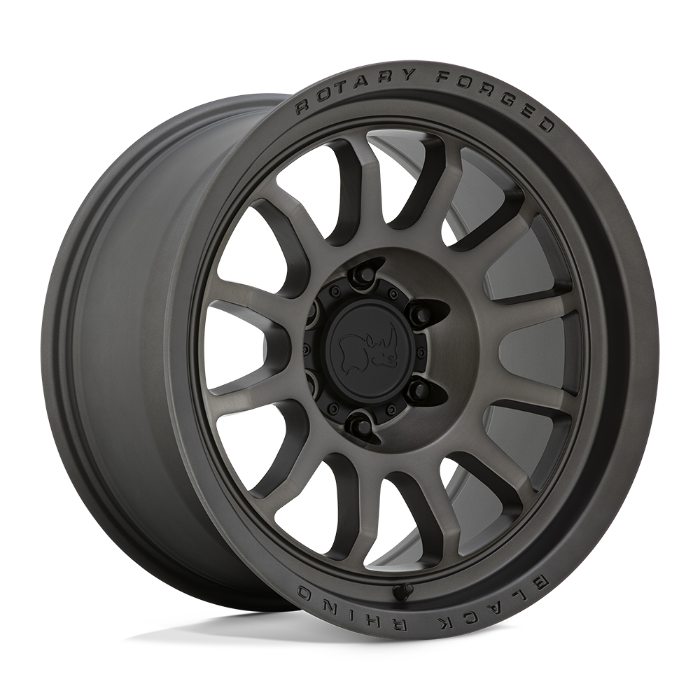 BLACK RHINO RAPID 20X9 12 6X114.3 MATTE BRUSHED GUNMETAL