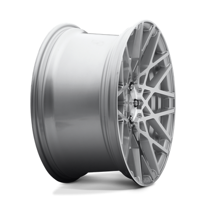 Rotiform 1PC R110 BLQ 18X8.5 45 5X112 GLOSS SILVER MACHINED
