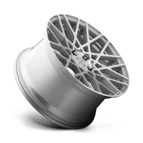 Rotiform 1PC R110 BLQ 19X8.5 45 5X112 GLOSS SILVER MACHINED