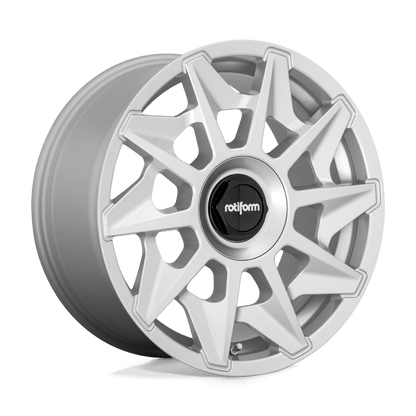 Rotiform 1PC R124 CVT 20X8.5 45 5X112/5X120/5X112/120 GLOSS SILVER
