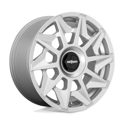Rotiform 1PC R124 CVT 20X8.5 45 5X112/5X120/5X112/120 GLOSS SILVER