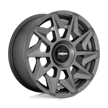 Rotiform 1PC R128 CVT 19X8.5 35 5X112/5X120 MATTE ANTHRACITE