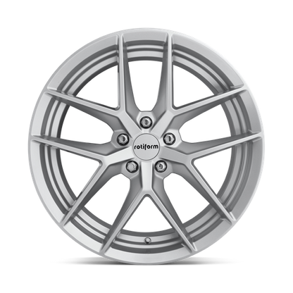 Rotiform 1PC R133 FLG 19X8.5 45 5X112 GLOSS SILVER