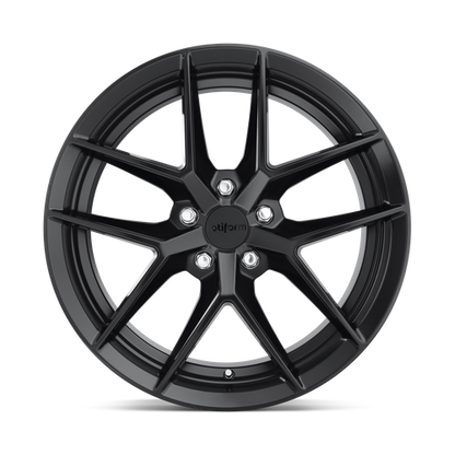 Rotiform 1PC R134 FLG 18X8.5 45 5X112 MATTE BLACK