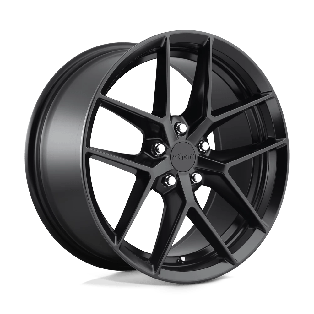 Rotiform 1PC R134 FLG 19X8.5 45 5X112 MATTE BLACK