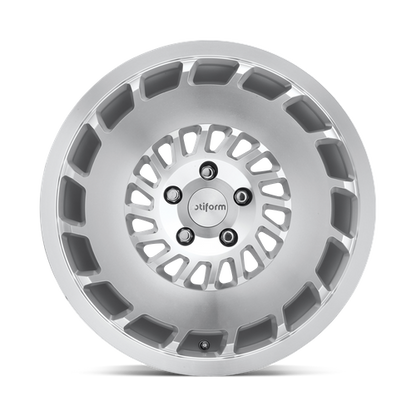 Rotiform 1PC R135 CCV 19X8.5 35 5X100/5X100 GLOSS SILVER MACHINED