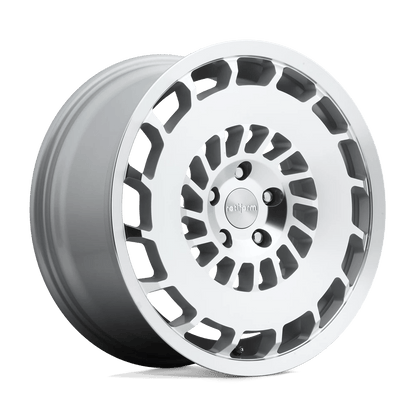 Rotiform 1PC R135 CCV 18X8.5 35 5X112/5X112 GLOSS SILVER MACHINED