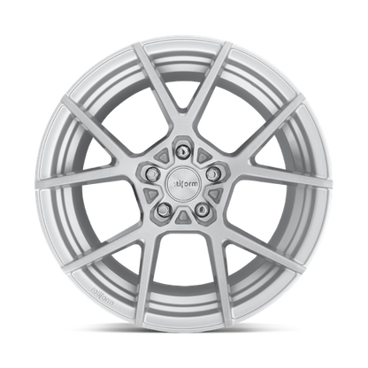 Rotiform 1PC R138 KPS 19X8.5 45 5X112 GLOSS SILVER BRUSHED