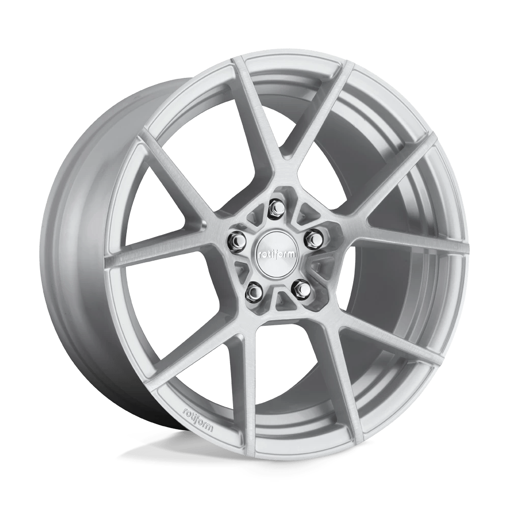 Rotiform 1PC R138 KPS 19X8.5 45 5X112 GLOSS SILVER BRUSHED