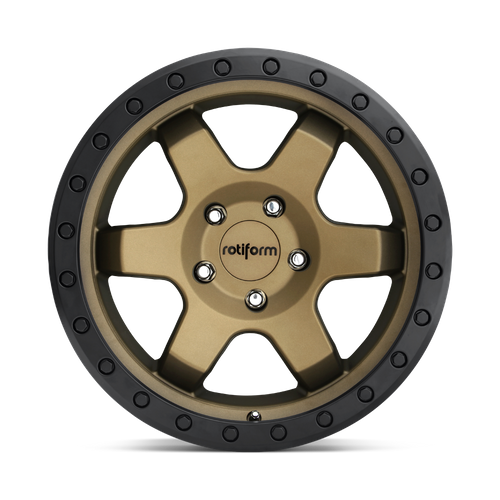 Rotiform 1PC R150 SIX-OR 17X9 1 5X127/5X5.0 MATTE BRONZE BLACK BEAD RING