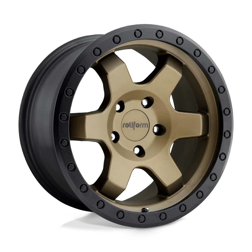 Rotiform 1PC R150 SIX-OR 17X9 1 5X127/5X5.0 MATTE BRONZE BLACK BEAD RING