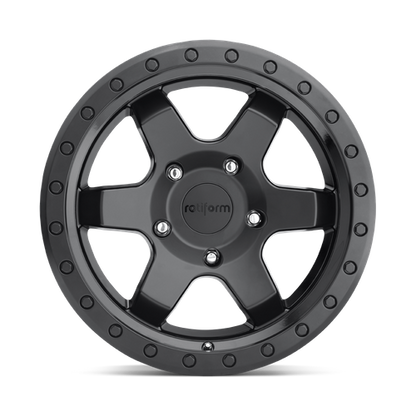 Rotiform 1PC R151 SIX-OR 17X9 1 5X127/5X5.0 MATTE BLACK