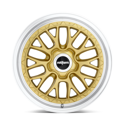 Rotiform 1PC R156 LSR 19X8.5 35 5X114.3/5X4.5 MATTE GOLD MACHINED