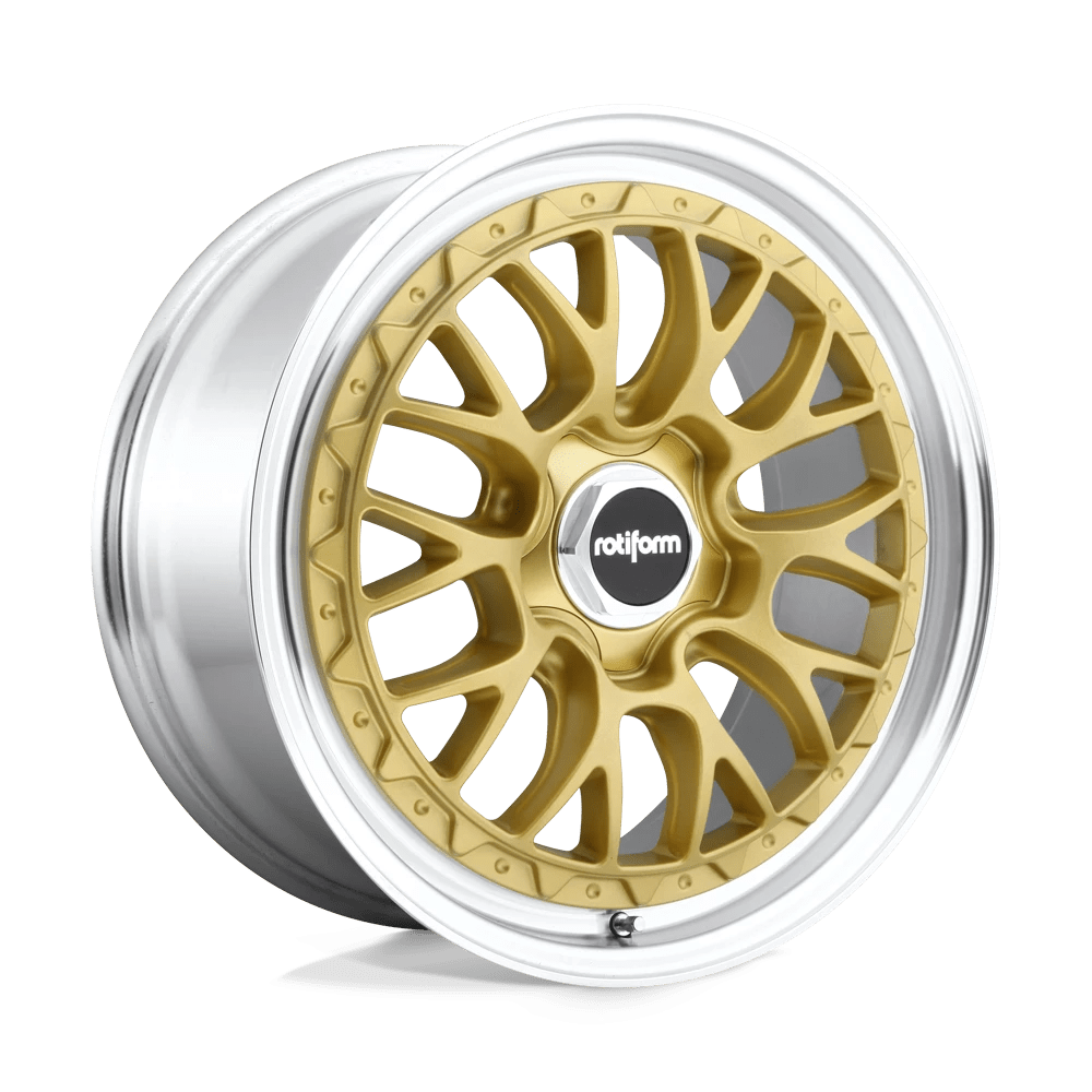 Rotiform 1PC R156 LSR 19X8.5 45 5X114.3/5X4.5 MATTE GOLD MACHINED