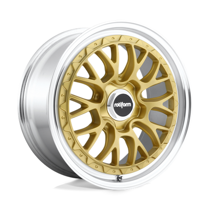 Rotiform 1PC R156 LSR 18X9.5 35 5X112/5X112 MATTE GOLD MACHINED