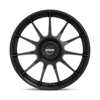 Rotiform 1PC R168 DTM 20X8.5 35 BLANK/BLANK Satin Black