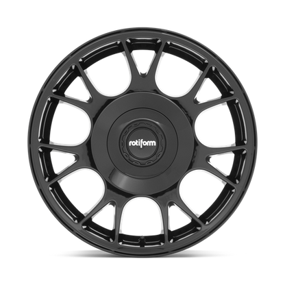 Rotiform 1PC R187 TUF-R 18X9.5 38 5X112/5X114.3/5X112/4.5 Gloss Black