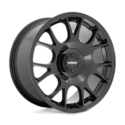 Rotiform 1PC R187 TUF-R 18X8.5 20 BLANK/BLANK Gloss Black