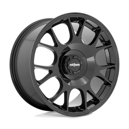 Rotiform 1PC R187 TUF-R 19X8.5 20 BLANK/BLANK Gloss Black