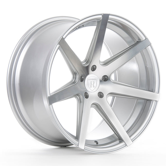 Rohana RC7 Wheel, 19X8.5, 5-112, +42, Machine Silver - RC719855112MS42