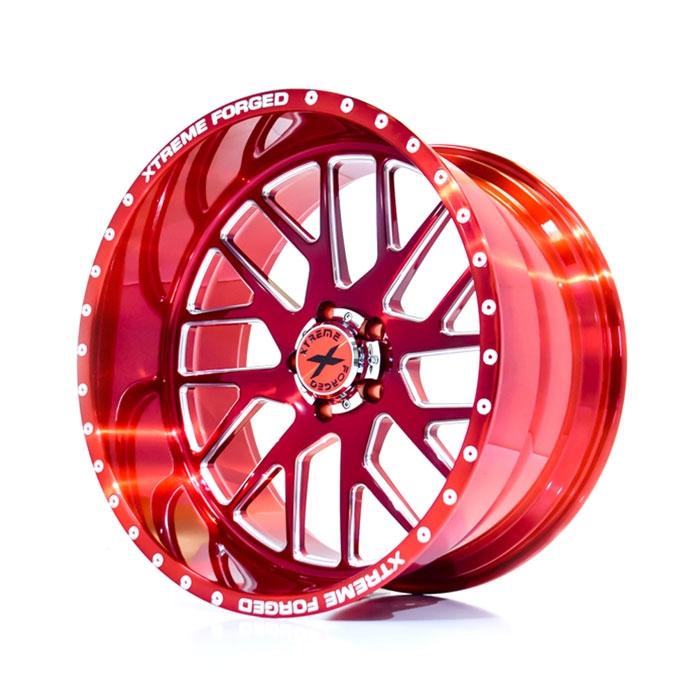 Xtreme Forged 003 22x12 6x135 Candy Red