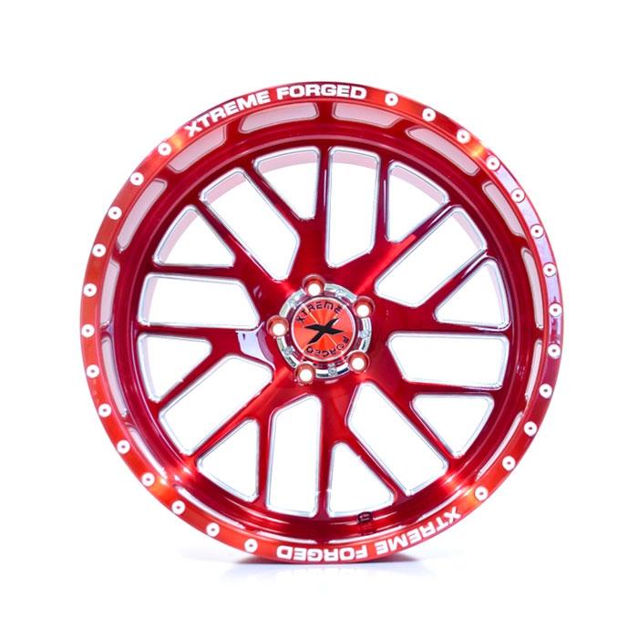 Xtreme Forged 003 24x12 8x170 Candy Red