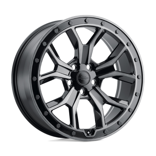 RedBourne MORLAND 18X8.5 25 5X120/5X4.72 GLOSS METALLIC W/ BLACK BRUSHED TINT FACE