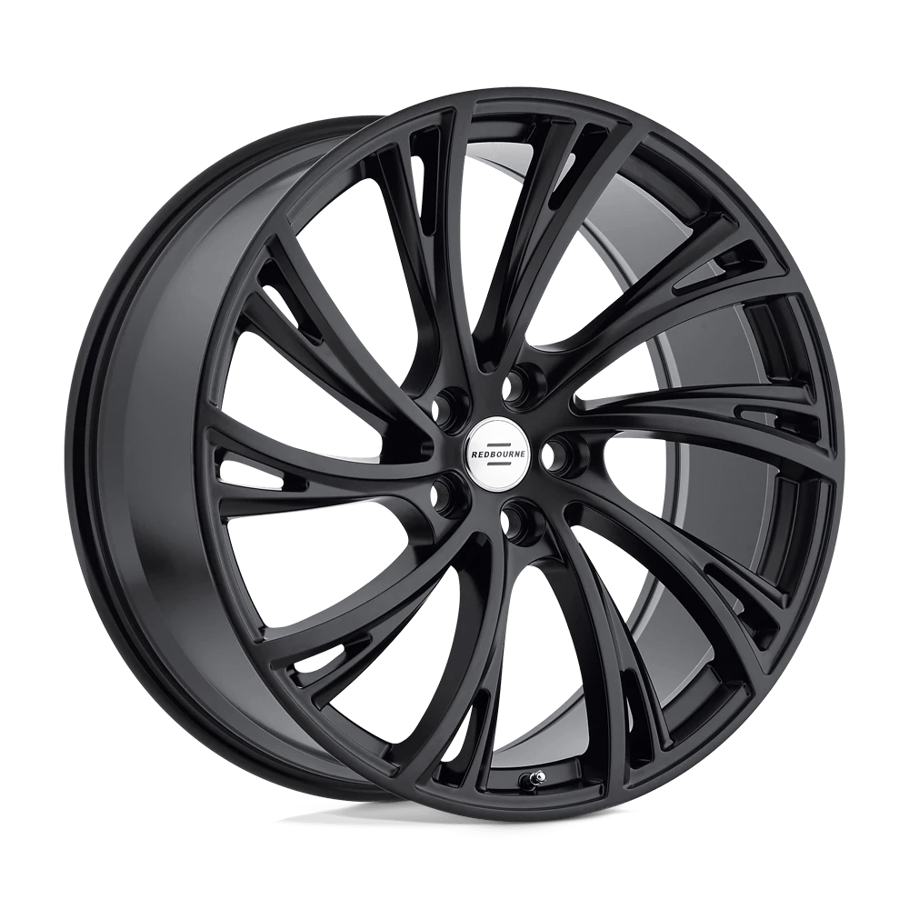 RedBourne NOBLE 22X10 37 5X120/5X4.72 DOUBLE BLACK - MATTE BLACK W/ GLOSS BLACK FACE