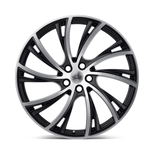 RedBourne NOBLE 20X9.5 32 5X120/5X4.72 MATTE BLACK W/ MATTE MACHINED FACE